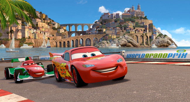 Обои картинки фото cars, мультфильмы, машинки, тачки, 2, pixar