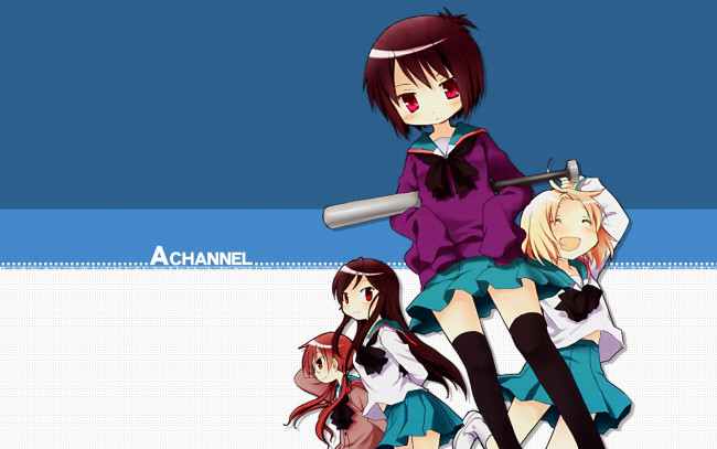 Обои картинки фото аниме, channel, a