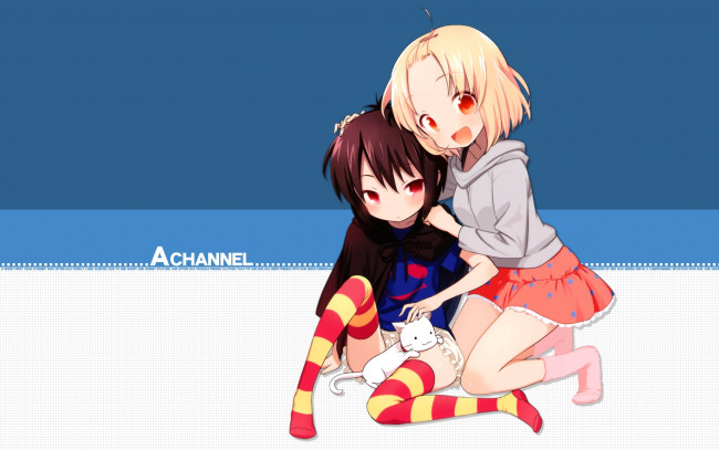 Обои картинки фото channel, аниме, a