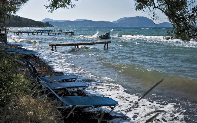 Обои картинки фото природа, побережье, волны, лето, море, берег