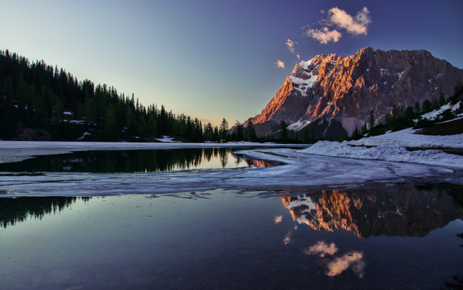 Обои картинки фото природа, реки, озера, пейзаж, озеро, горы