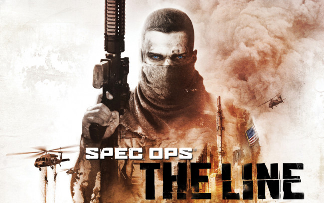 Обои картинки фото spec, ops, the, line, видео, игры, вертолёты, солдат