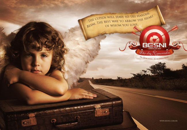 Обои картинки фото besni, бренды, купидон