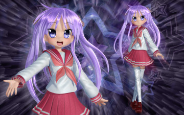 Картинка 3д графика anime аниме девушки