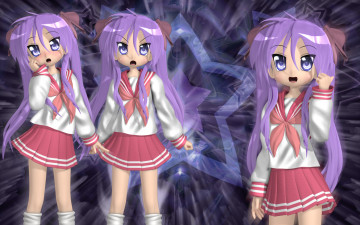 Картинка 3д графика anime аниме девушки