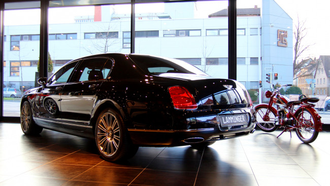 Обои картинки фото bentley, flying, spur, автомобили, motors, великобритания, элитные, премиум-класс