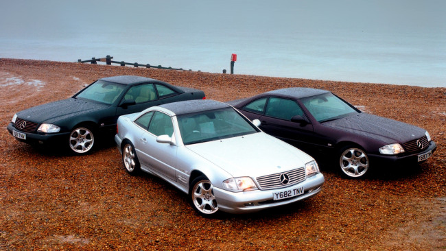 Обои картинки фото mercedes, sl, автомобили, benz, германия, daimler, ag