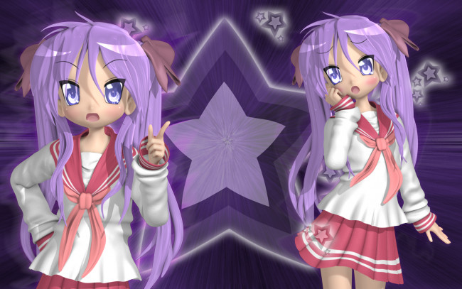 Обои картинки фото 3д, графика, anime, аниме, девушки