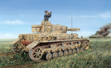 Картинка рисованные армия танк