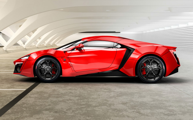 Обои картинки фото автомобили, 3д, w-motors, hypersport, lykan