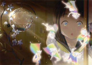 Картинка аниме животные +существа феи