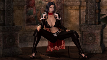 Картинка 3д+графика люди+ people фон девушка взгляд