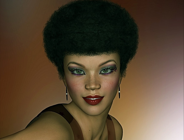 Обои картинки фото 3д графика, портрет , portraits, фон, взгляд, девушка