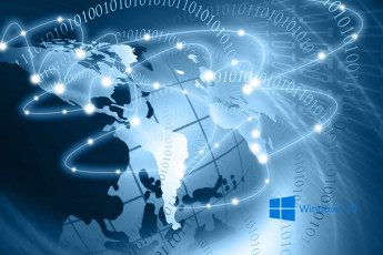 Картинка компьютеры windows++10 фон логотип