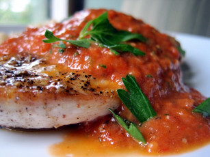 Картинка еда рыбные+блюда +с+морепродуктами палтус