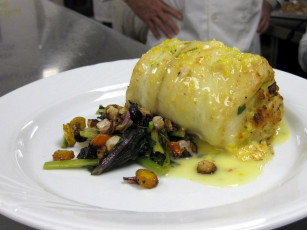 Картинка еда рыбные+блюда +с+морепродуктами палтус