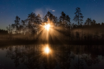 Картинка природа восходы закаты простор