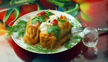 Картинка еда вторые+блюда голубцы вторые блюда