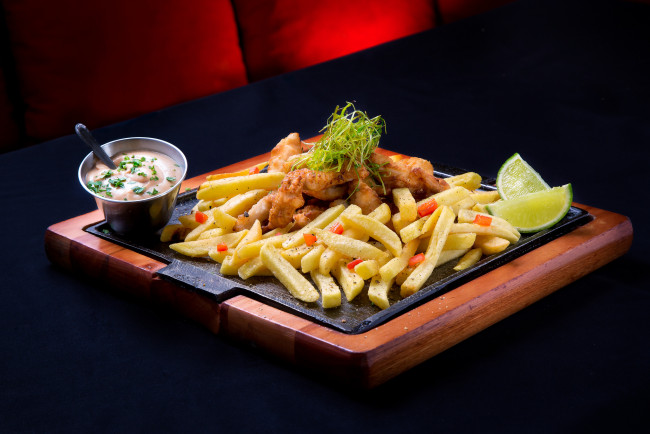 Обои картинки фото еда, Чипсы,  картофель фри, снедь