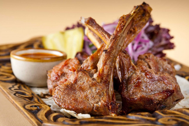 Обои картинки фото еда, мясные блюда, ребрышки