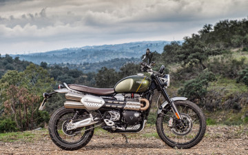 Картинка 2019+triumph+scrambler+1200+xc мотоциклы triumph британские природа