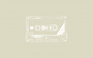 Картинка рисованное минимализм кассета
