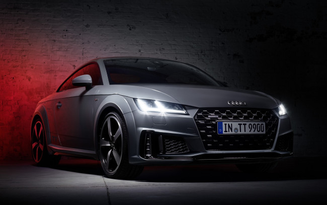 Обои картинки фото 2019 audi tt 45 tfsi quattro s line quantum gray edition, автомобили, audi, ауди, купе, quattro, s, tt45, tfsi, 2019, gray, edition, quantum, line
