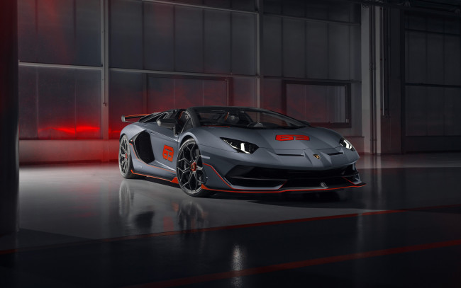Обои картинки фото lamborghini aventador svj 2020, автомобили, lamborghini, элитный, автомобиль, из, италии, скоростной, бык