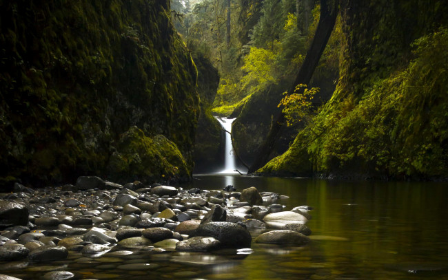 Обои картинки фото природа, водопады, поток, водопад, вода