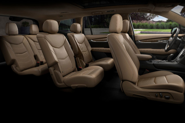 Обои картинки фото 2020 cadillac xt6, автомобили, интерьеры, 2020, cadillac, xt6, салон, разрез