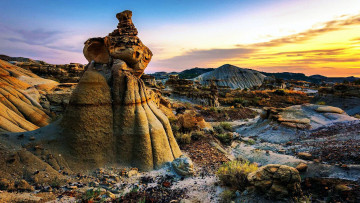 Картинка makoshika+state+park montana природа горы makoshika state park