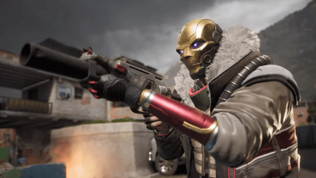 Обои картинки фото видео игры, rogue company, киборг, оружие