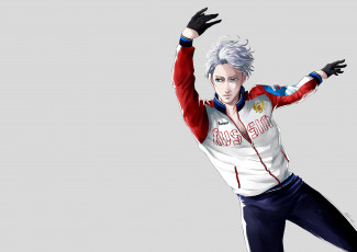 Картинка аниме yuri+on+ice юрий на льду