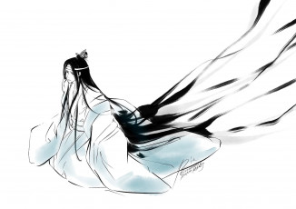 Картинка аниме mo+dao+zu+shi лань ванцзи