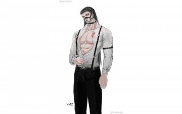 Картинка аниме mo+dao+zu+shi лань ванцзи намордник подтяжки