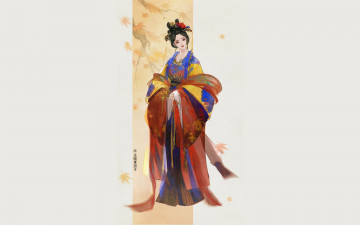 Картинка рисованное люди девушка наряд