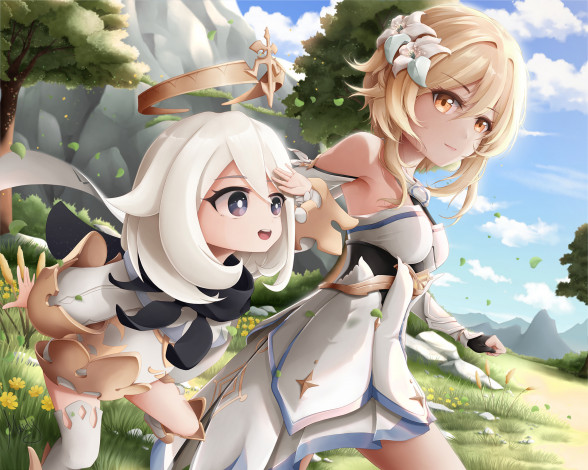 Обои картинки фото аниме, genshin impact, genshin, impact