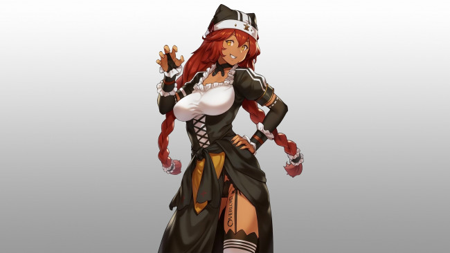 Обои картинки фото повелитель, аниме, overlord, lupusregina, beta, девушка, взгляд