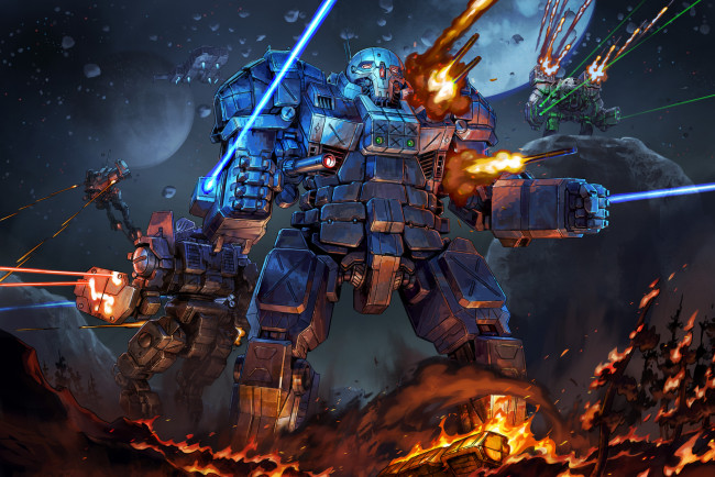 Обои картинки фото видео игры, battletech