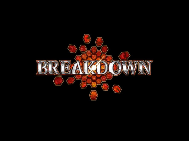 Обои картинки фото видео игры, breakdown, название, соты, ячейки, шестигранники