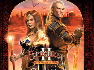 обоя everquest, ii, desert, of, flames, видео, игры