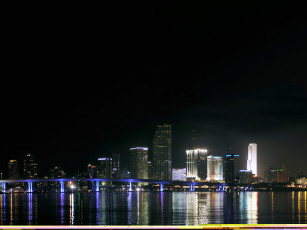 Картинка города огни ночного