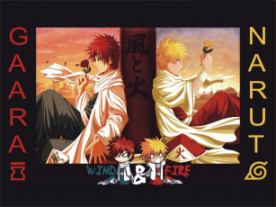 Картинка hokage and kazekage аниме naruto