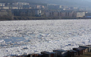 Картинка ледоход на лена природа реки озера