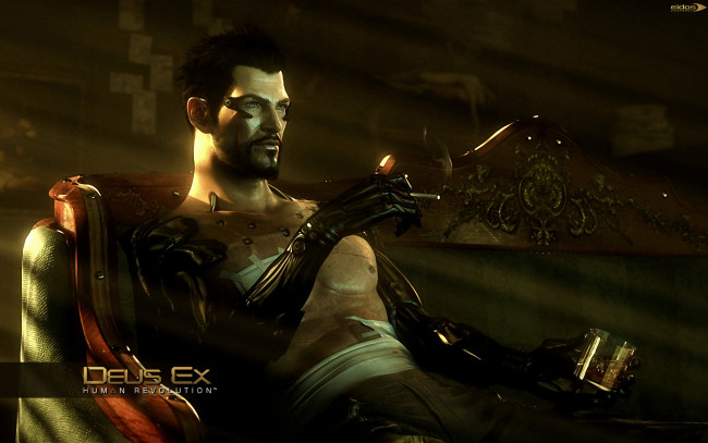Обои картинки фото deus, ex, human, revolution, видео, игры