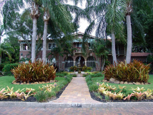 Картинка флорида сент питерсберг города здания дома сад ландшафт дом