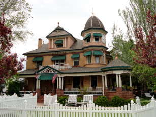 Картинка victorian houses utah сша города здания дома