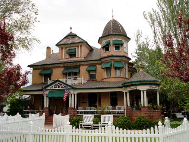 Обои картинки фото victorian, houses, utah, сша, города, здания, дома