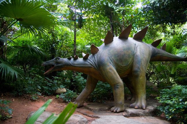 Обои картинки фото разное, рельефы, статуи, музейные, экспонаты, динозавр