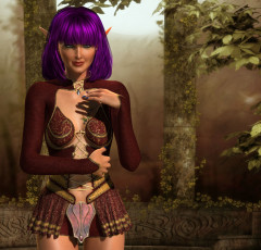 Картинка 3д+графика эльфы+ elves эльфийка взгляд